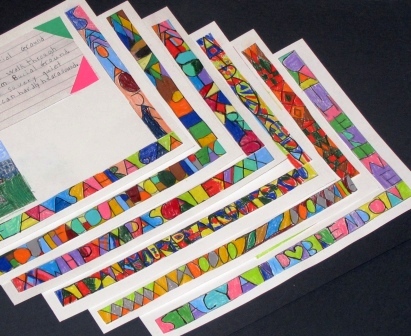 Making Border Designs Using Letter Shapes