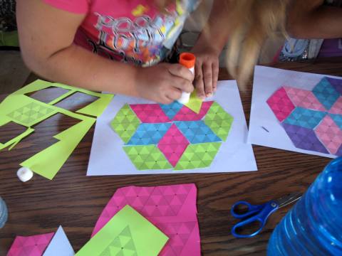 Making a Hexagon with a Star in the Middle